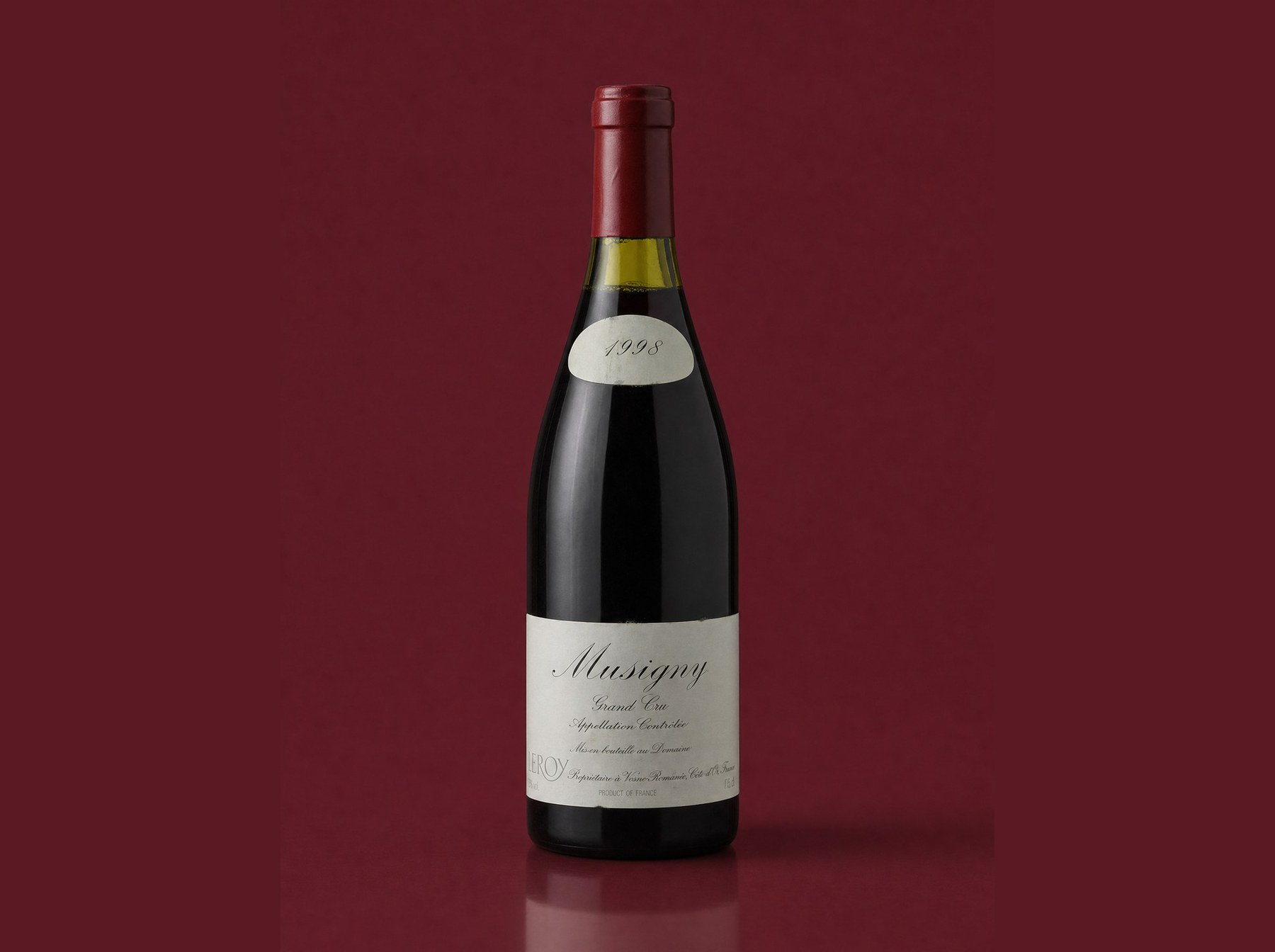 A glass of fine red wine